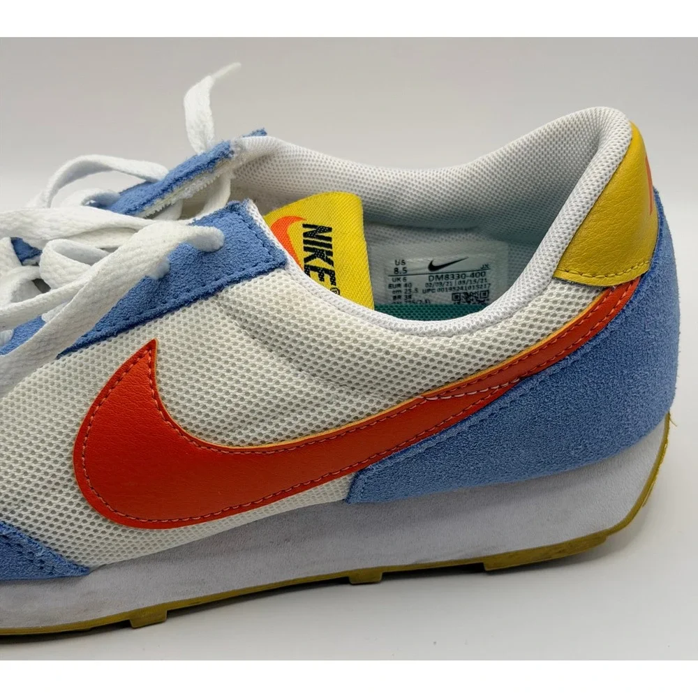 Nike Daybreak Debut University Blue/Orange/White Sneakers Womens 8.5 DM8330-400